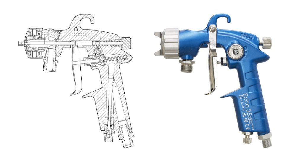 Come funziona una pistola di verniciatura