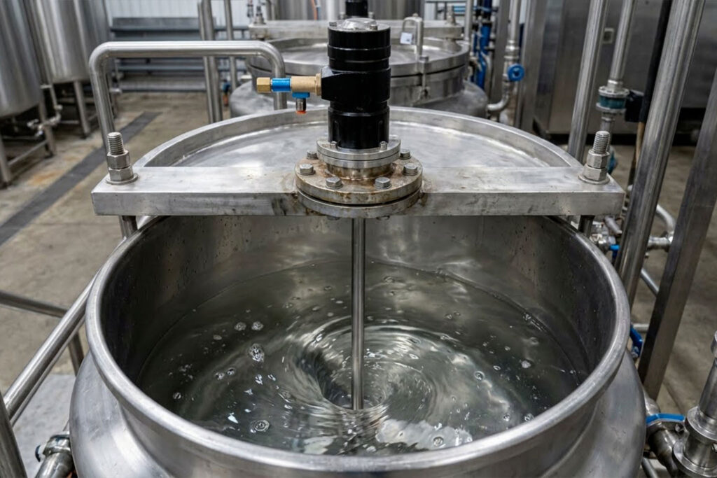 Agitatori industriali per liquidi