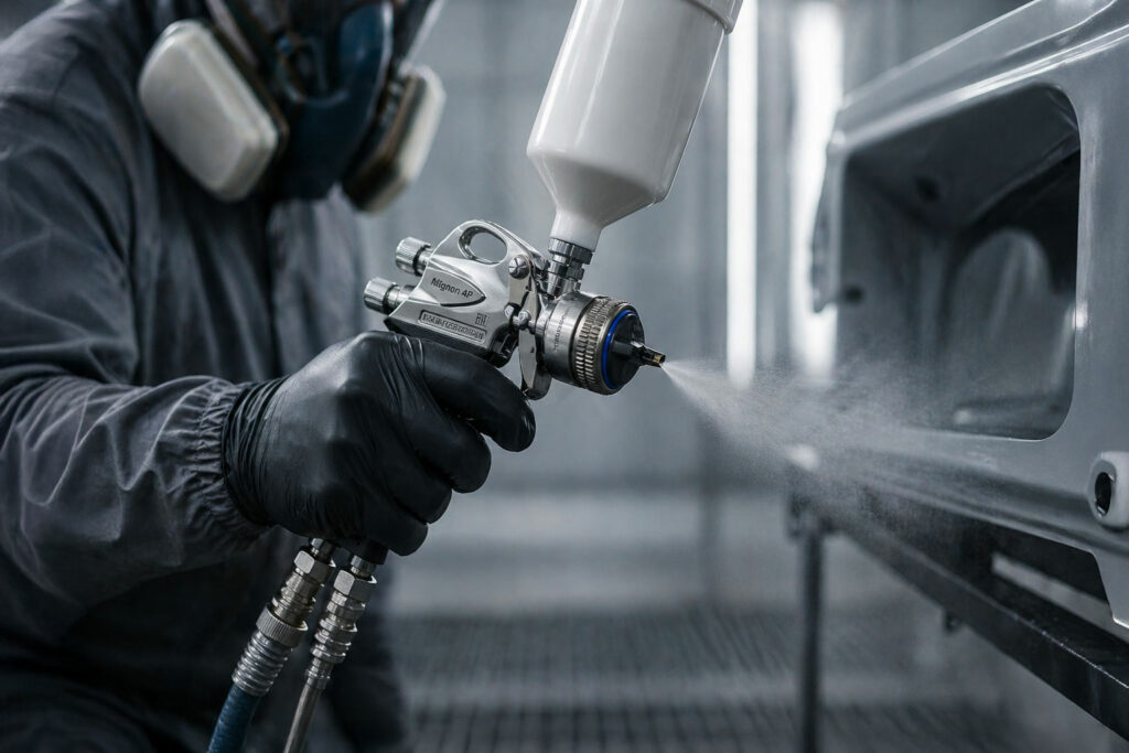 Aerografo per verniciatura